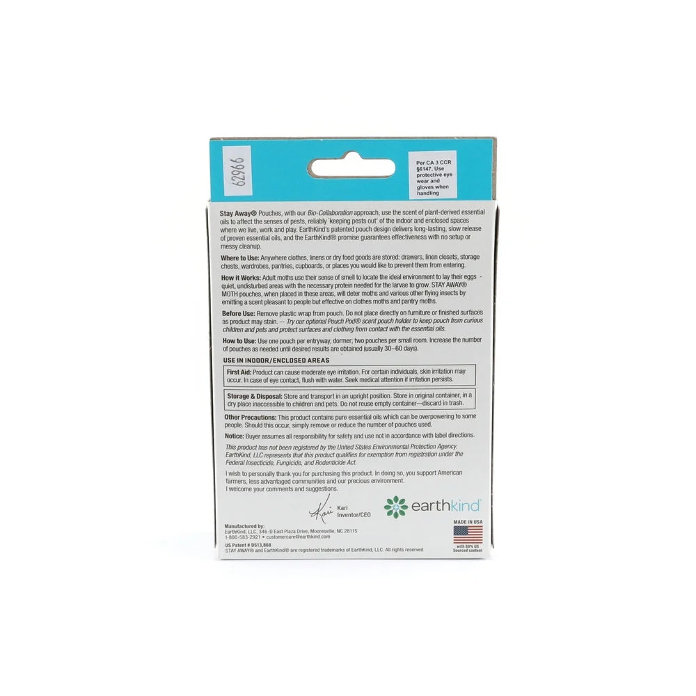 Natural Moth Repellent 5oz 2-Pack Safe Indoor Pest Control Essential Oils Effective Against Pantry Clothing Moths Child Pet - AMULET RING STORE