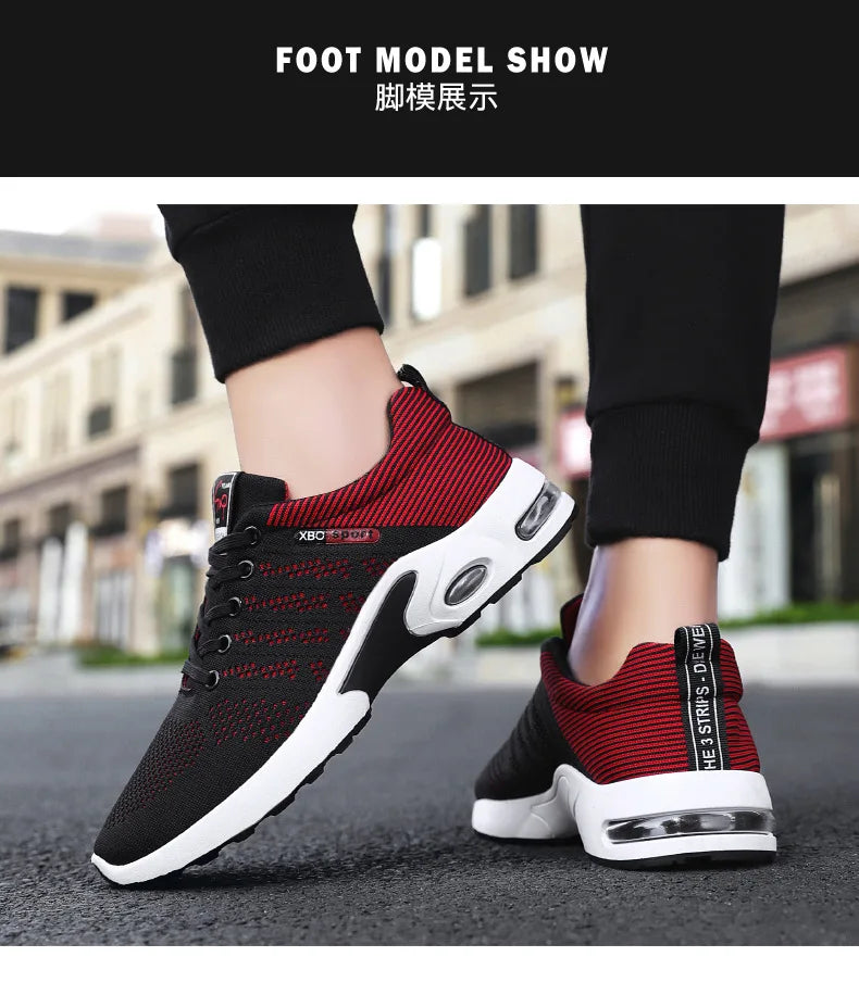 sneakers Men 2025 new men's shoes lace-up running shoes Light casual sneakers - AMULET RING STORE