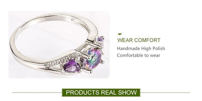 ZDADAN 925 Sterling Silver Heart Zircon Ring For Women Fashion Jewelry Accessories Gift