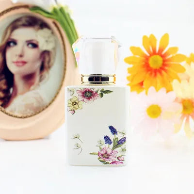 5/10pcs 50ml Square Glass Perfume Bottle Black/Pink/White/Red Spray Bottle Empty Fragrance Packaging Bottle Refillable