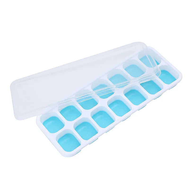 4/6/8/15 Grid Big Ice Tray Mold Giant Jumbo Large Food Grade Silicone Ice Cube Square Tray Mold DIY Ice Maker Ice Cube Tray - AMULET RING STORE