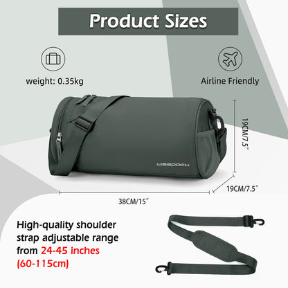 Sports Fitness Bag Women Travel Bag Multi-functional Handbag Yoga Bag Short-Distance Weekender Travel Package Swimming Gym Bags