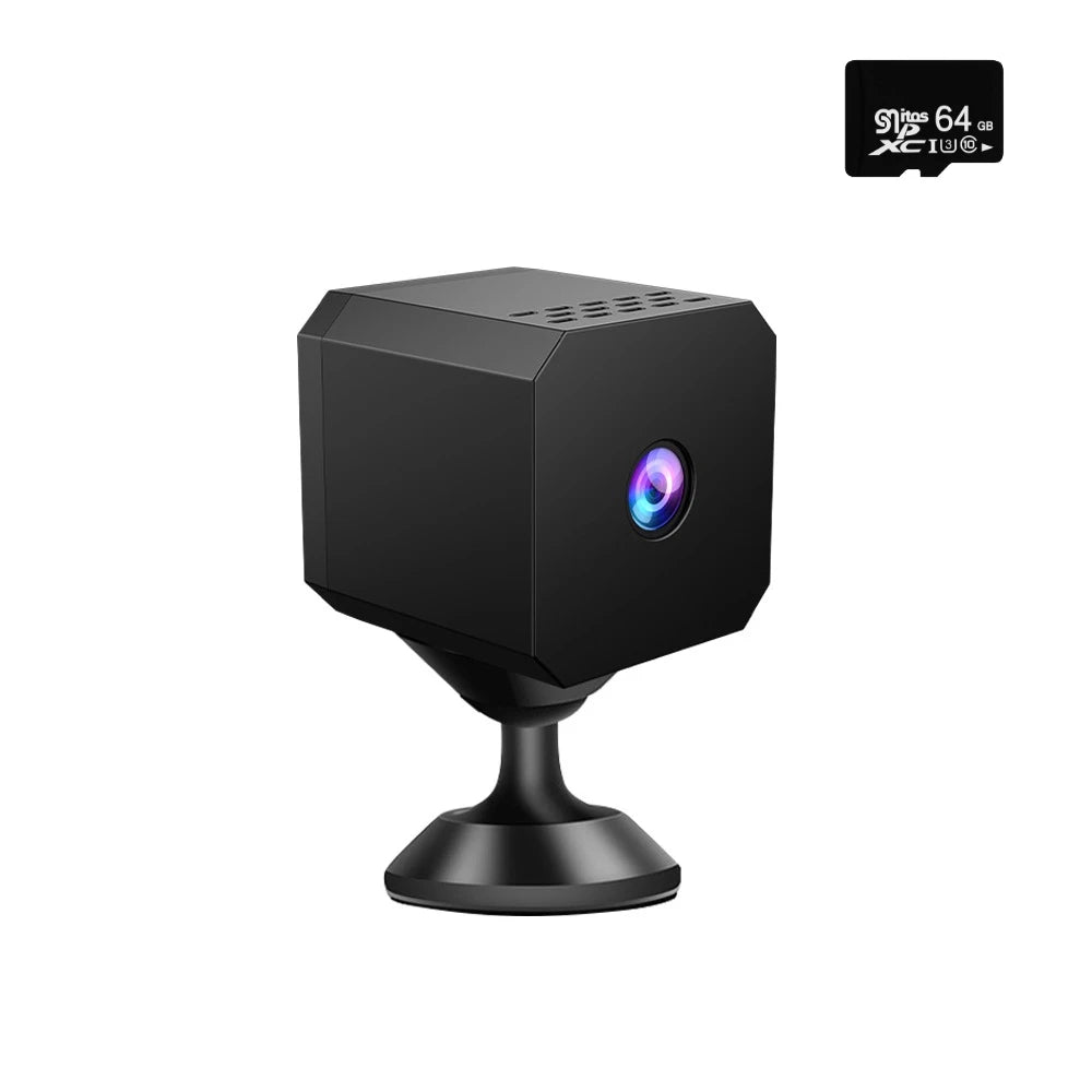 1080P Mini WiFi Camera F1 Wireless Remote Monitor Loop Recording Camera Security Protection Smart Home surveillance camera - AMULET RING STORE