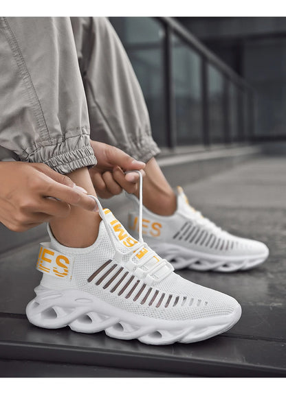 Men Shoes Comfortable Sneakers Breathable Running Shoes For Women Mesh Tennis Sports Shoes Outdoor Air Waling Casual - AMULET RING STORE