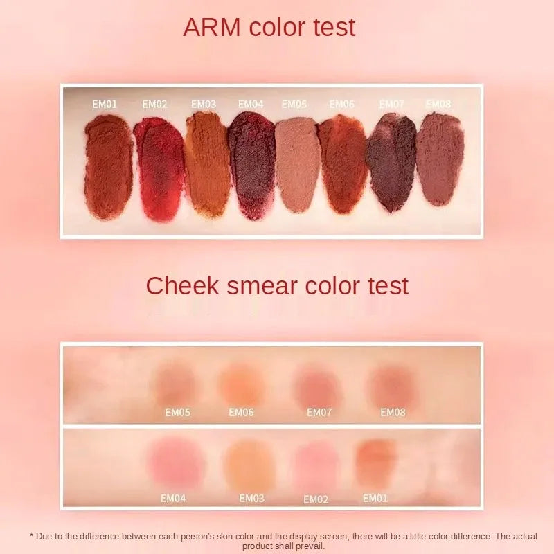 lip glaze matte dual-purpose blush lipstick is affordable and not easy to fade. Available in a variety of color number - AMULET RING STORE