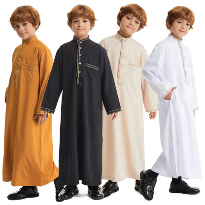 Muslim Clothes Man Shirt Man Islamic Caftan Men Eid Ramdan Cardigan Abaya Long Dress Islamic Saudi Arabic Musulman Robe Clothes