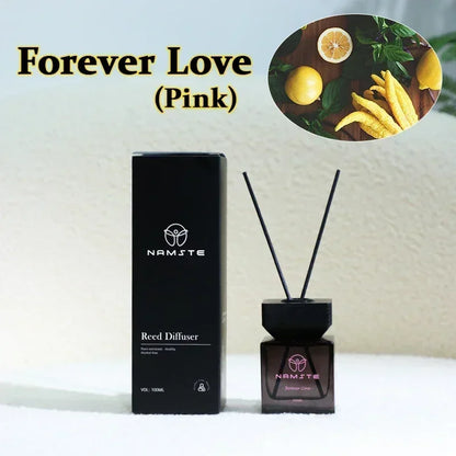 NAMSTE 100ML Reed Diffuser Stick Fragrance oil Aromatherapy Flameless Hotel Home SPA Aromatherapy Air Freshener Fragrance Scent - AMULET RING STORE