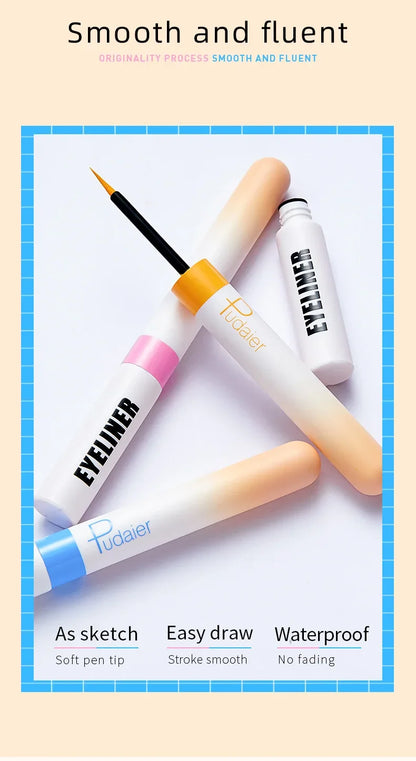 12 Colors Liquid Eyeliner Pencil Shimmer Sexy EyeShadow Portable Waterproof Durable Eyeliner Women Hot Sales Makeup Cosmetics - AMULET RING STORE