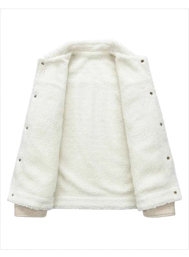 Men's Jackets and Coats Fashion Warm Corduroy Thick Coats 2024 Winter Fashion Men's Coats Down Jackets Men's Cotton Clothing