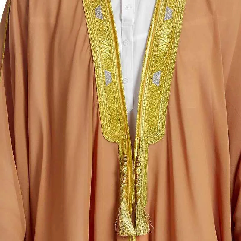 Musulmane Hombre Ramadan Abayas for Prayer Clothes Men Kebaya Open Muslim Kimono Abaya Turkey Arabic Islam Djellaba Homme Robe