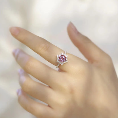 ALLNOEL 925 Sterling Silver Alexandrite Ring For Women Exquisite Style Fashionable Engagement rings Wedding Luxury diamond ring