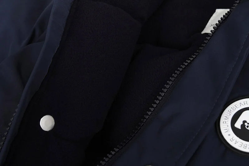 -30 Winter Baby Clothes Thicken Warm Jumpsuits Snowsuits Girl Boy Hooded Jacket Waterproof Rompers Ski Suits Kids Coat Outerwear - AMULET RING STORE