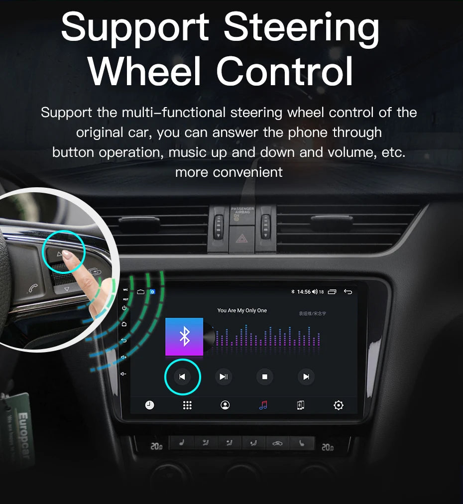 2 Din Android 10.0 Car Stereo Radio Multimedia Video Player For Honda Fit Jazz City 2002 2003 2004 2005 2006 2007 GPS Navigation - AMULET RING STORE