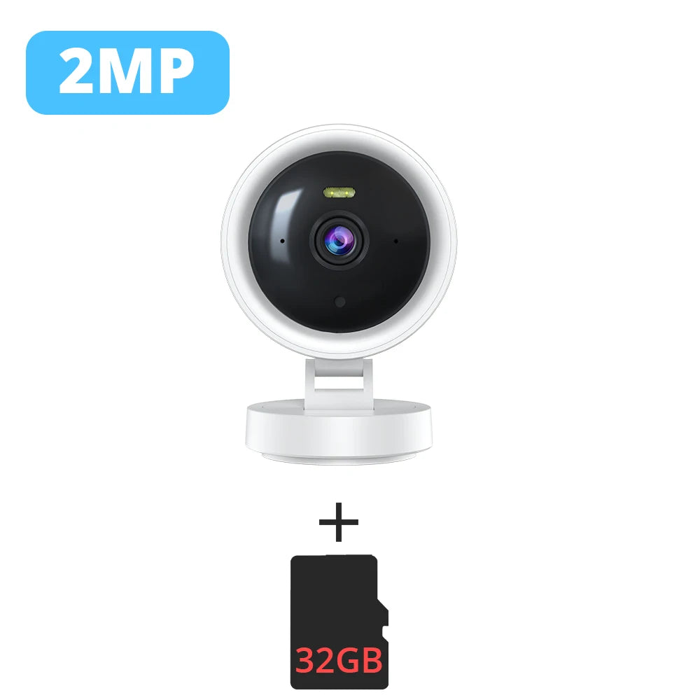 1080P WiFi Camera IP Surveillance Camera Security Baby Monitor 2MP CCTV Audio Video Color Night Vision AI Detect iCSee Mini Cam - AMULET RING STORE