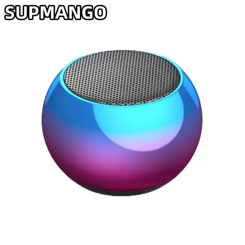Wireless Bluetooth Speaker Portable Small Steel Gun Metal Heavy Stereo Surround Subwoofer Outdoor Mini Bluetooth Small Speaker - AMULET RING STORE