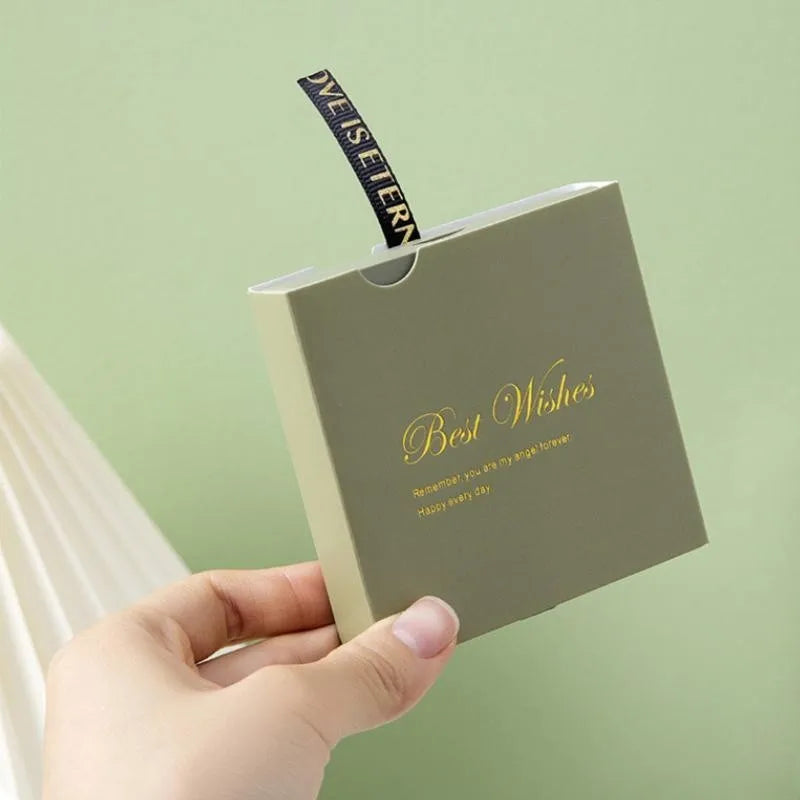 Fashion Jewelry Box Ring Earring Bracelet Necklace Display Stand Suspension Paper Cover Scratch Proof Shell Packing Dust Storage - AMULET RING STORE