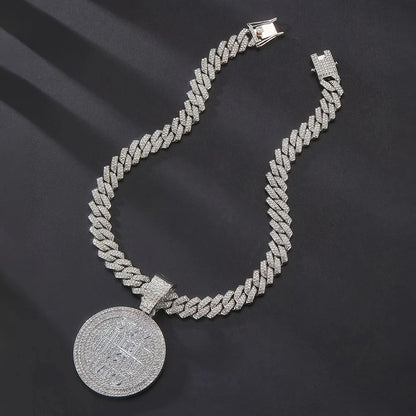 Men Women Hip Hop STAY HARD Pendant Necklace with 13mm Cuban Chain HipHop Iced Out Bling Necklaces Fashion Charm Jewelry USA - AMULET RING STORE