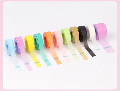 Silicone Gel Tape for Cilia Padding for Lashes Extensions Sensitive Skin Pads 11 Colors Hydrogel Patches for Eyelashes Makeup - AMULET RING STORE