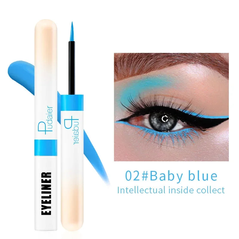 12 Colors Liquid Eyeliner Pencil Shimmer Sexy EyeShadow Portable Waterproof Durable Eyeliner Women Hot Sales Makeup Cosmetics - AMULET RING STORE