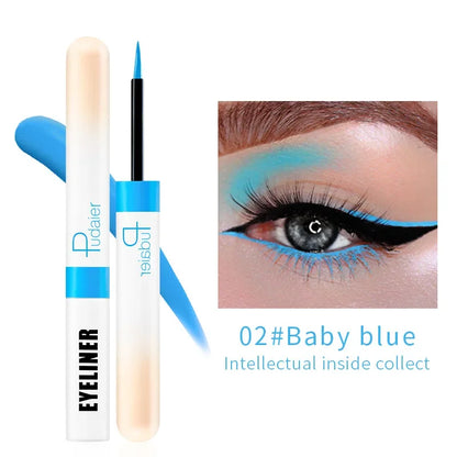 12 Colors Liquid Eyeliner Pencil Shimmer Sexy EyeShadow Portable Waterproof Durable Eyeliner Women Hot Sales Makeup Cosmetics - AMULET RING STORE