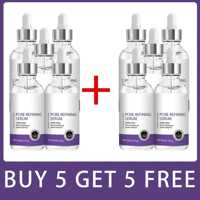 Pore Shrinking Serum Face Removing Large Pores Tightening Facial Pore Minimizing Essence Skin Care Beauty Firm skin - AMULET RING STORE