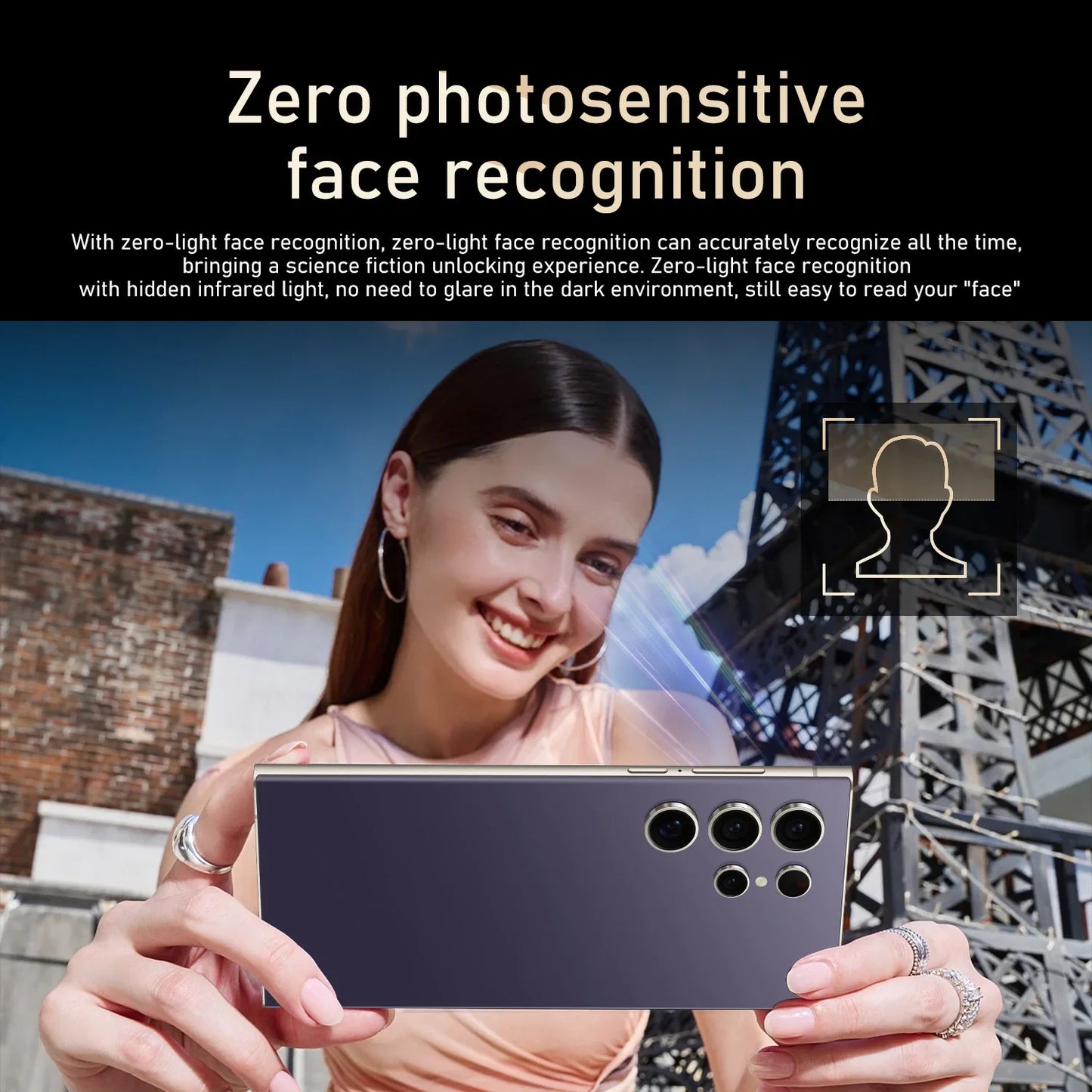 S24 Pro,Smartphone Android,6.8 inch,8GB RAM,256GB ROM,Dual SIM,Mobile phone,Google Play Store,24+48MP,6000mAh,celulares - AMULET RING STORE