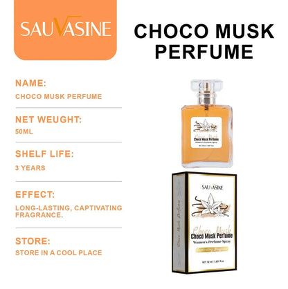 50ml Choco Musk Perfume Women's Perfume Spray EAU DE PARFUM Spray With Sweet Chocolate and Musk Long-lasting Charming Fragrance
