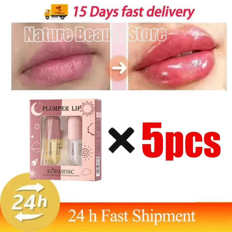 Instant Lip Plumping Essential Oil Nourishing Antiwrinkle Moisturising Sexy Lip Care Ultimate Plumping Lip Gloss Serum Cosmetics - AMULET RING STORE