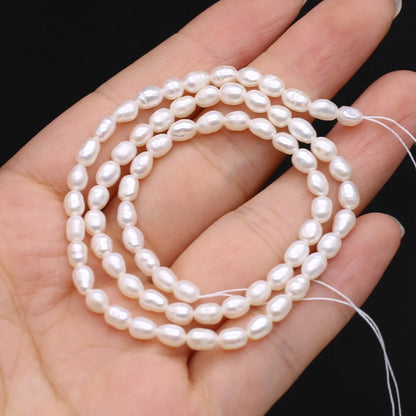 Natural Freshwater Pearls Beaded Irregular Shape Loose Spacer Beads for Jewelry Making Diy Bracelets Necklaces Accessories Gifts