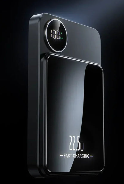 30000mAh MagSafe Power Bank - 15W Magnetic Wireless Charger with PD Fast Charge for iPhone 15/14/13 (Qi-Certified for Android) - AMULET RING STORE