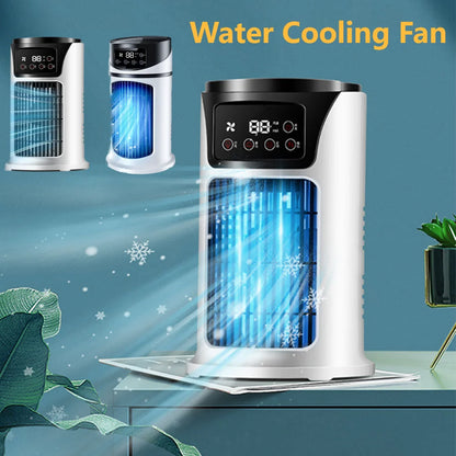 Water Cooling Fan Air Conditioner Adjustable Speeds Timer Personal Fan Air Cooler With Humidifier for Bedroom Living Room Office