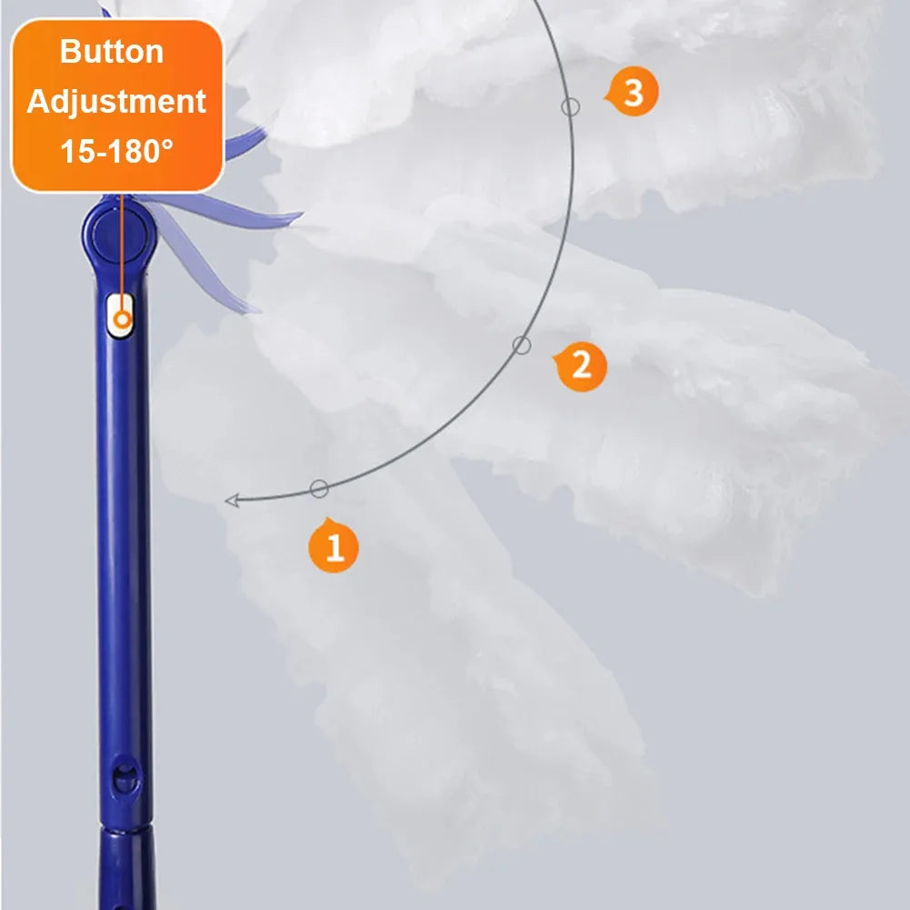 Bulk Duster Brush Disposable Duster with Replace Head Refills For Cleaning Home Office Blinds Car Surface Duster Cleaning Tool - AMULET RING STORE