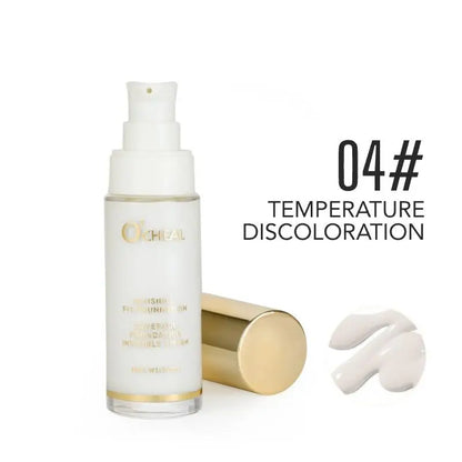 Full Coverage Concealer Temperature Changing Liquid Foundation Smooth Invisible Pores Conceal Facial Beauty Cosmetics - AMULET RING STORE