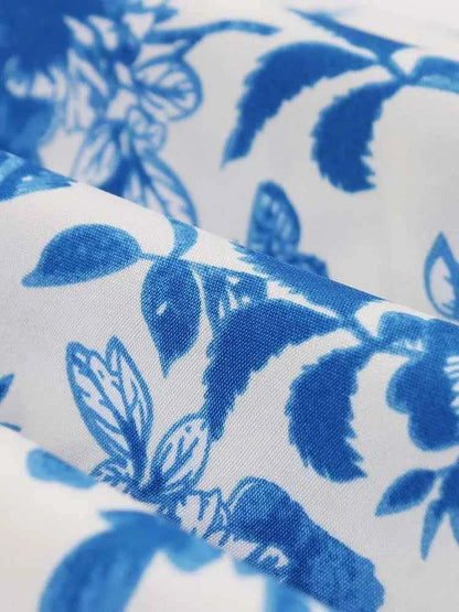 Women's High Waist Pleated Midi Skirts Female Summer Plaid Vintage Casual A-line Loose Skirt With Belt Pocket