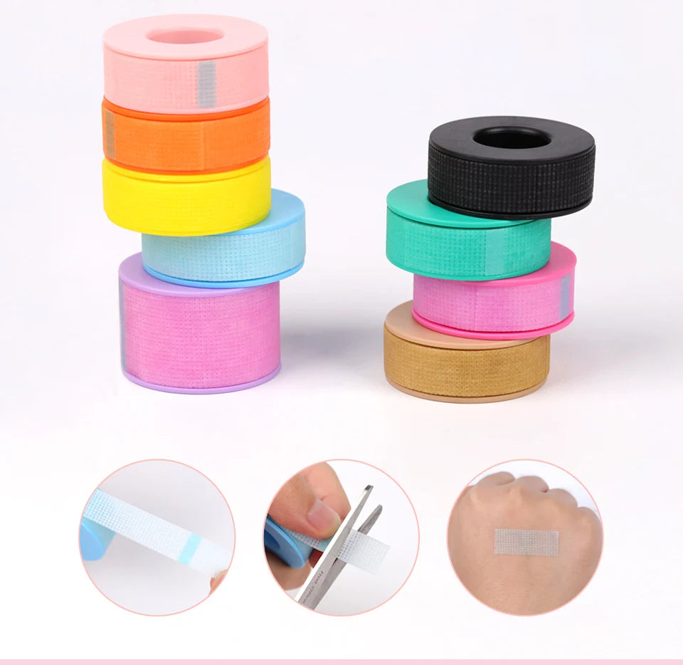 Silicone Gel Tape for Cilia Padding for Lashes Extensions Sensitive Skin Pads 11 Colors Hydrogel Patches for Eyelashes Makeup - AMULET RING STORE