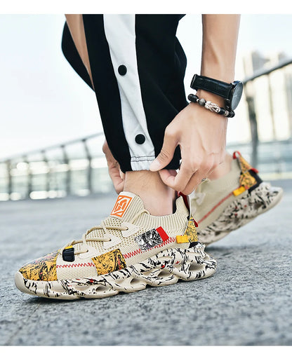 Shoes men Sneakers Male casual Mens Shoes tenis Luxury shoes Trainer Race Breathable Shoes fashion loafers running Shoes for men - AMULET RING STORE