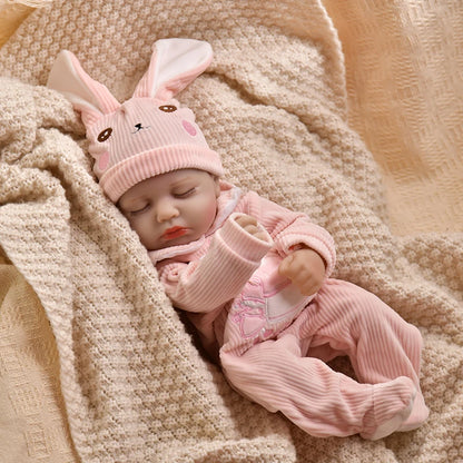 16 Inch 40cm Loulou Full Body Soft Vinyl Girl Reborn Baby Doll Lifelike Bebe Reborn Doll Toys Realistic Baby Doll Toys