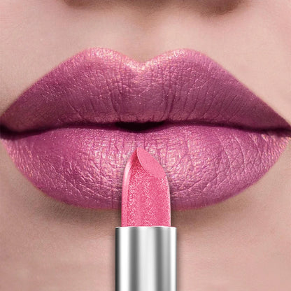 21Colors Bold & Intense Glitter Shiny Metallic Lipstick Pearlescent Lip Tint,Long Lasting Lip Senior Matte Lip Makeup Gifts for - AMULET RING STORE