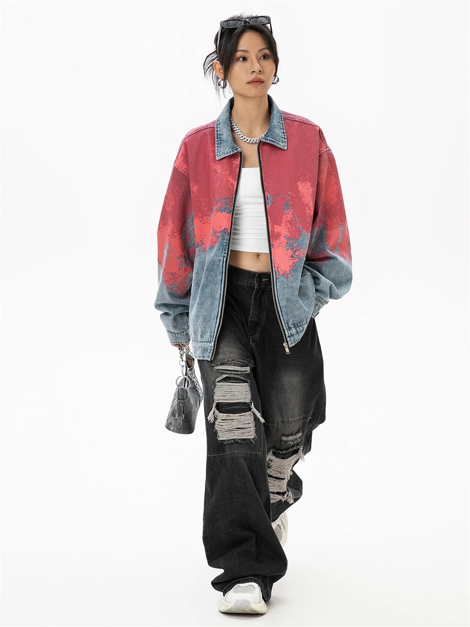 Women's Denim Jacket Lady Cowboy Jeans Jackets Women Outdoor Women's Clothing Novelties Sales Trend 2024 Female Cowgirl Clothes - AMULET RING STORE