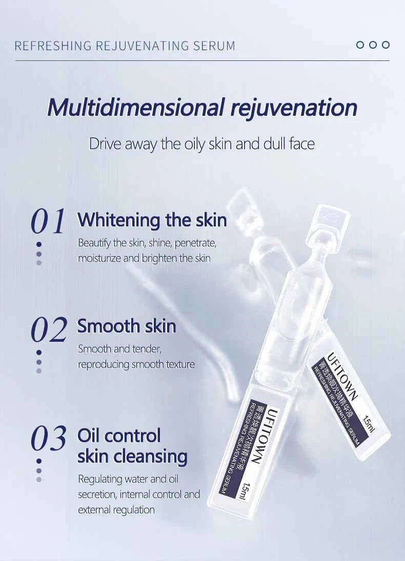 Arbutin Niacinamide Whitening Face Serum Remove Dark Spots Melanin Brighten Shrink Pores  Moisturizing Fade Fine Lines 30Pcs/set