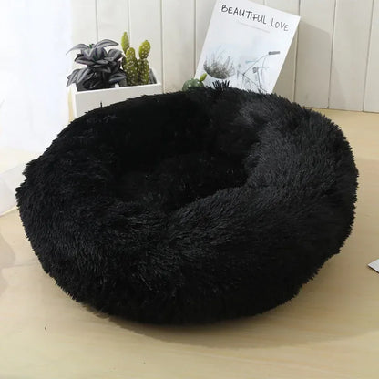 Round Cat Beds House Soft Long Plush Best Pet Dog Bed For Dogs Basket Pet Products Cushion Cat Bed Cat Mat Animals Sleeping Sofa - AMULET RING STORE