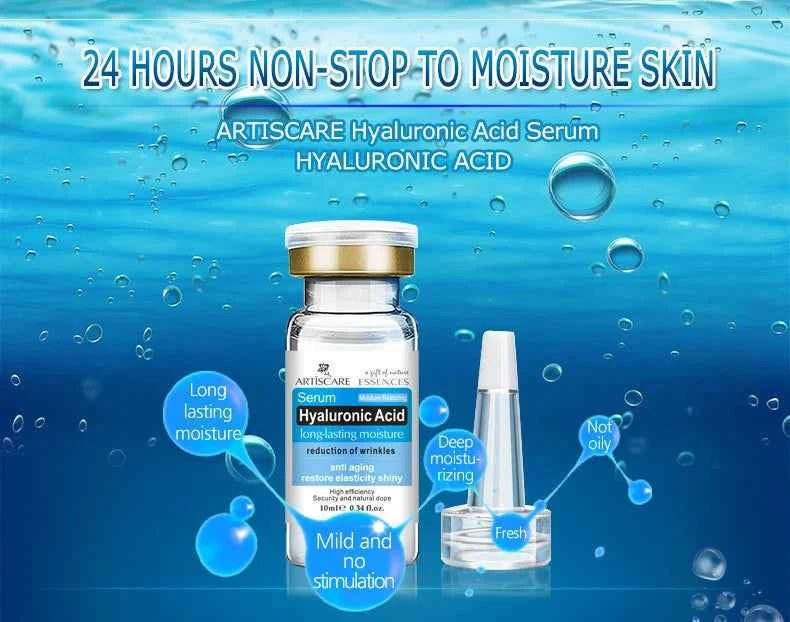 ARTISCARE Serum for Face 8pcs/Lot for Moisturizing Hyaluron Acid Vitamain C Six Peptide Q10 VC Facial Essence Skin Care