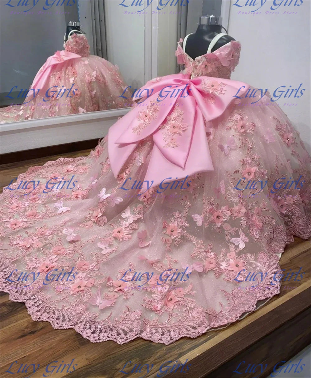 Gorgeous Quality Flower Girl Dress Tulle Fluffy With Exquisite Blue Applique Wedding Dresses Little Girls Birthday Party Gowns