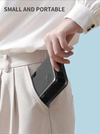 The YERSIDA A30C Wifi Mini Projector Cinema Syncs mobile phone with screen portable projector home supports 1080P movie projecto