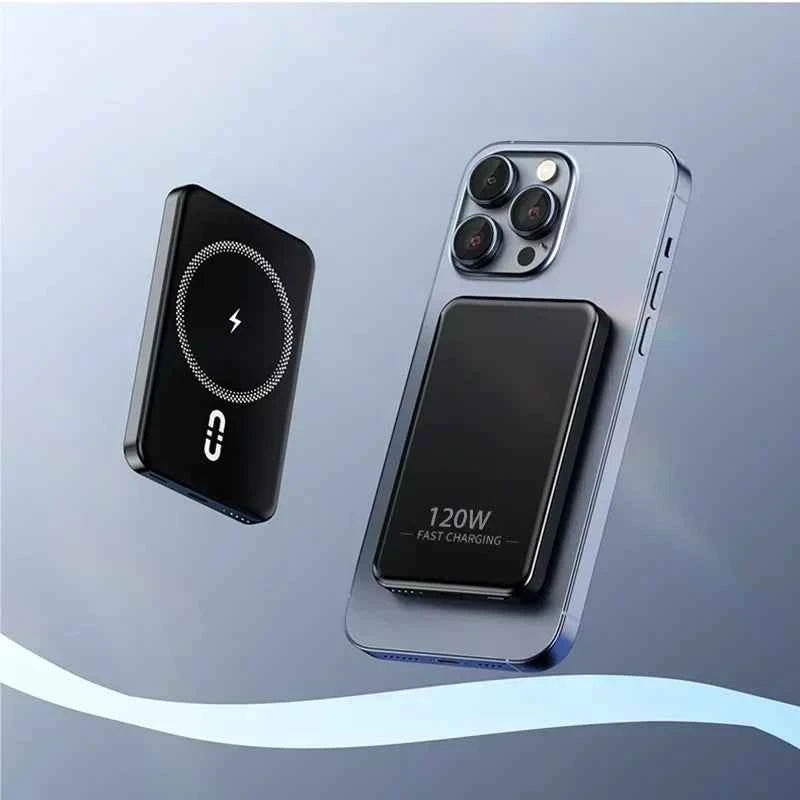 Xiaomi 120W Magnetic Power Bank 50000mAh Large Capacity Wireless Magnetic Fast Charger Portable Power Supply for iPhone Samsung