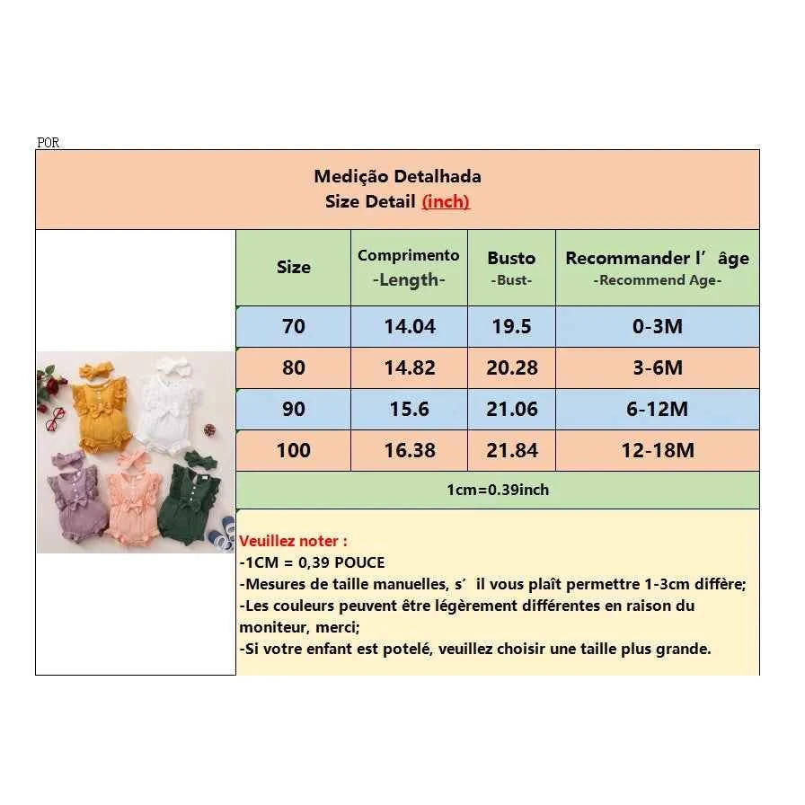 0-18 Months Newborn Baby Girl Plain Soft Bodysuit Lace Flared Sleeve Summer Romper with Headband Toddler Baby Girl Clothing