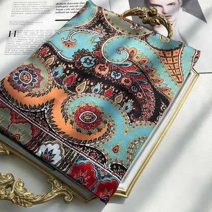 Spring Scarf Women's Luxury Design Polyester Material Smooth Scarf Soft Shawl Beach - AMULET RING STORE