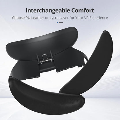 Mixed Reality Facial Interface for Meta Quest 3 Pro Style Facial Interface Open XR Gasket Replacement (Headstrap not Included) - AMULET RING STORE