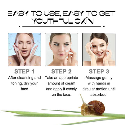 Snail Mucin Cream Argan Seed Oil Moisturizing Nourishing Repairing Lighten Fine Lines Lifting Firming Skin Care Day Cream