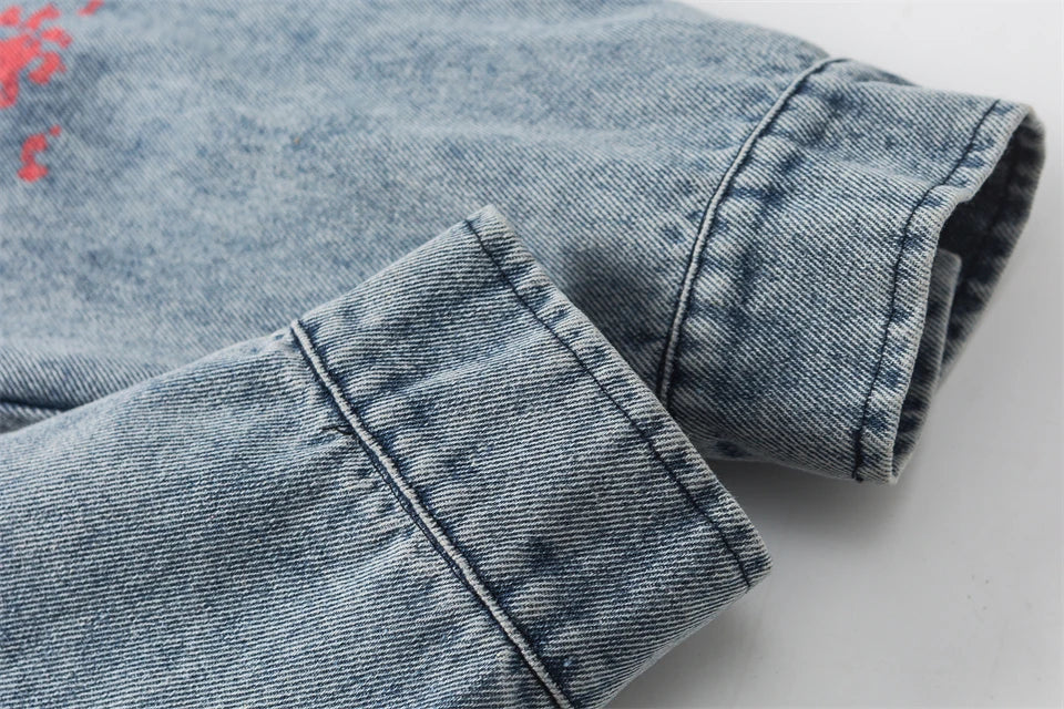 Women's Denim Jacket Lady Cowboy Jeans Jackets Women Outdoor Women's Clothing Novelties Sales Trend 2024 Female Cowgirl Clothes - AMULET RING STORE